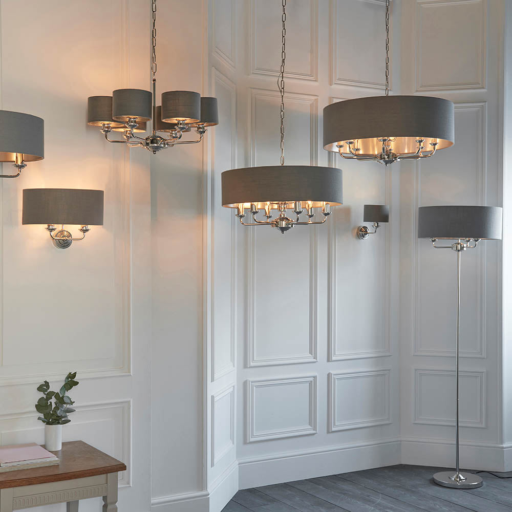 Westbury 3/6/8Lt Pendant Various Finishes E14