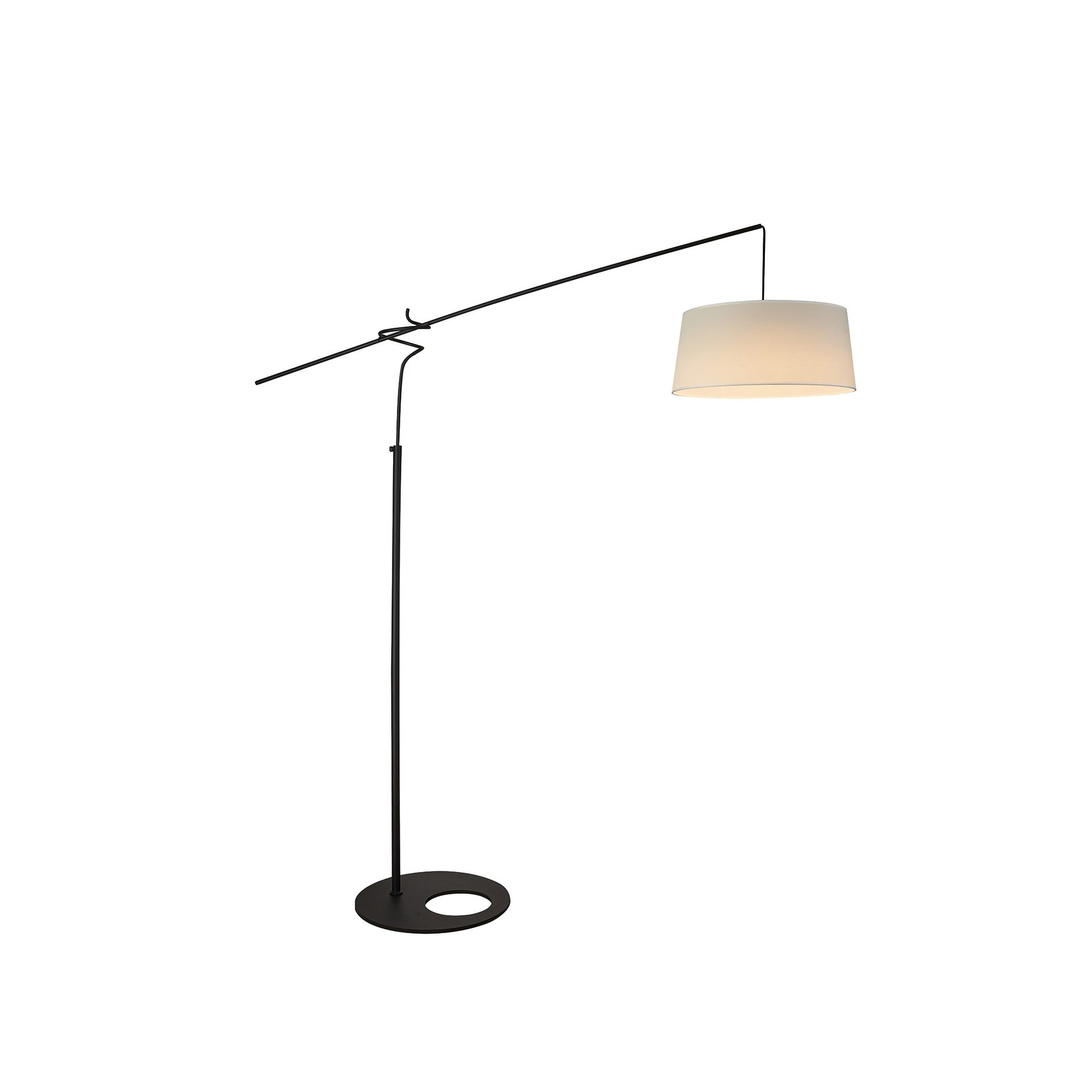 Ruti 30W LED Floor Lamp- Black