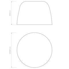 Taiko 300/400 Ceiling Light