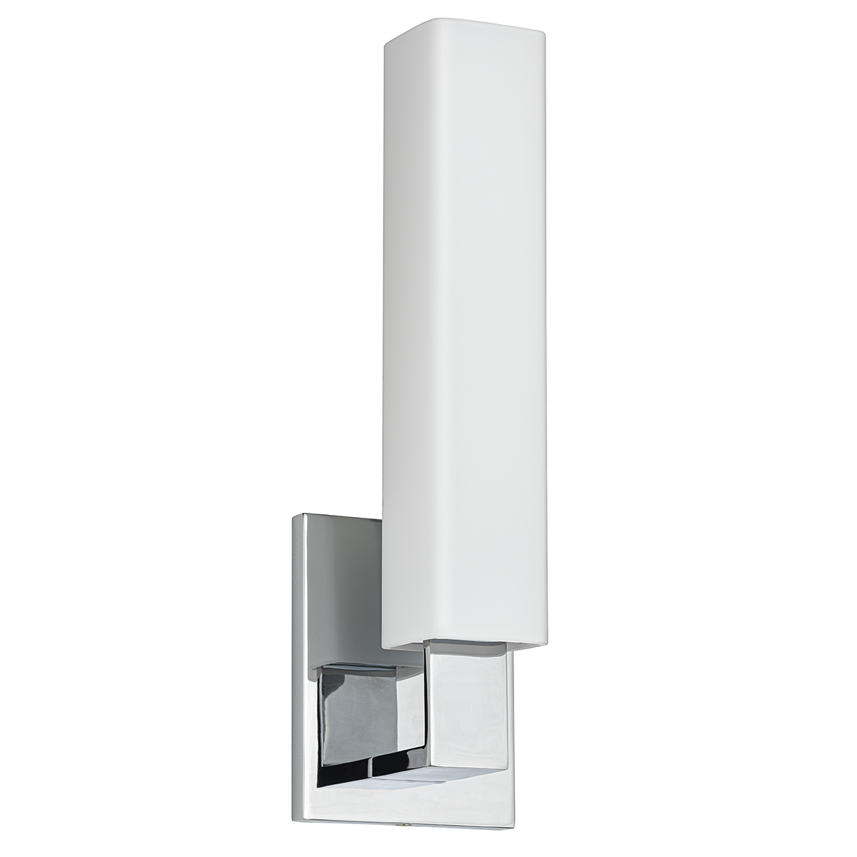 Livingston 1Lt Wall Light - Brass/Chrome