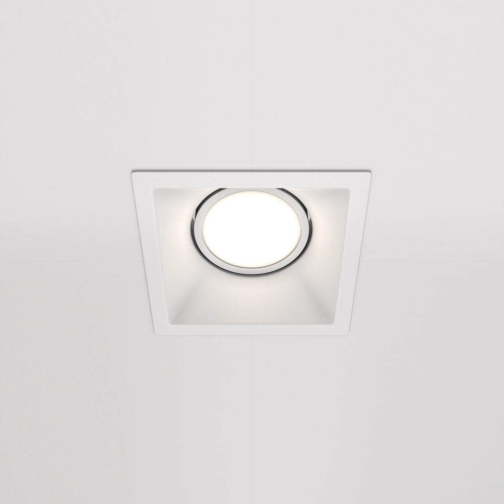 Dot Square Downlight Dot GU10 1x10W- Various Sizes