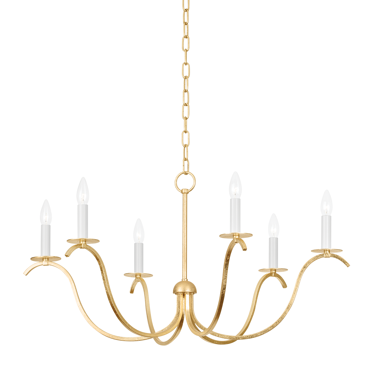 Jaclin 5/6Lt Multi-Arm Pendant - Gold Leaf