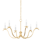 Jaclin 5/6Lt Multi-Arm Pendant - Gold Leaf