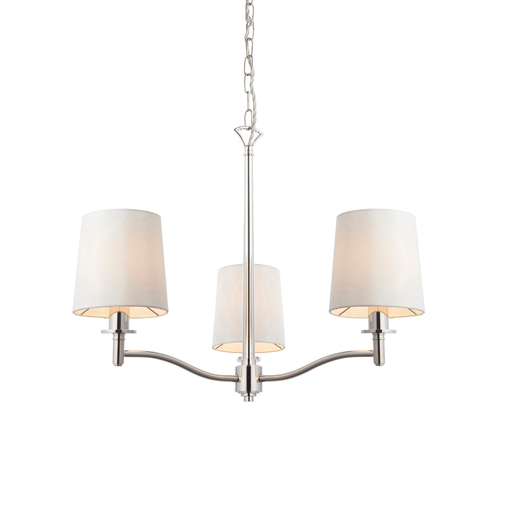 Della 3/5Lt Multi-Arm Pendant - Antique Brass / Bright Nickel