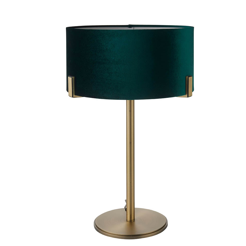 Marriott Table Lamp Antique Brass/Brushed Bronze E27