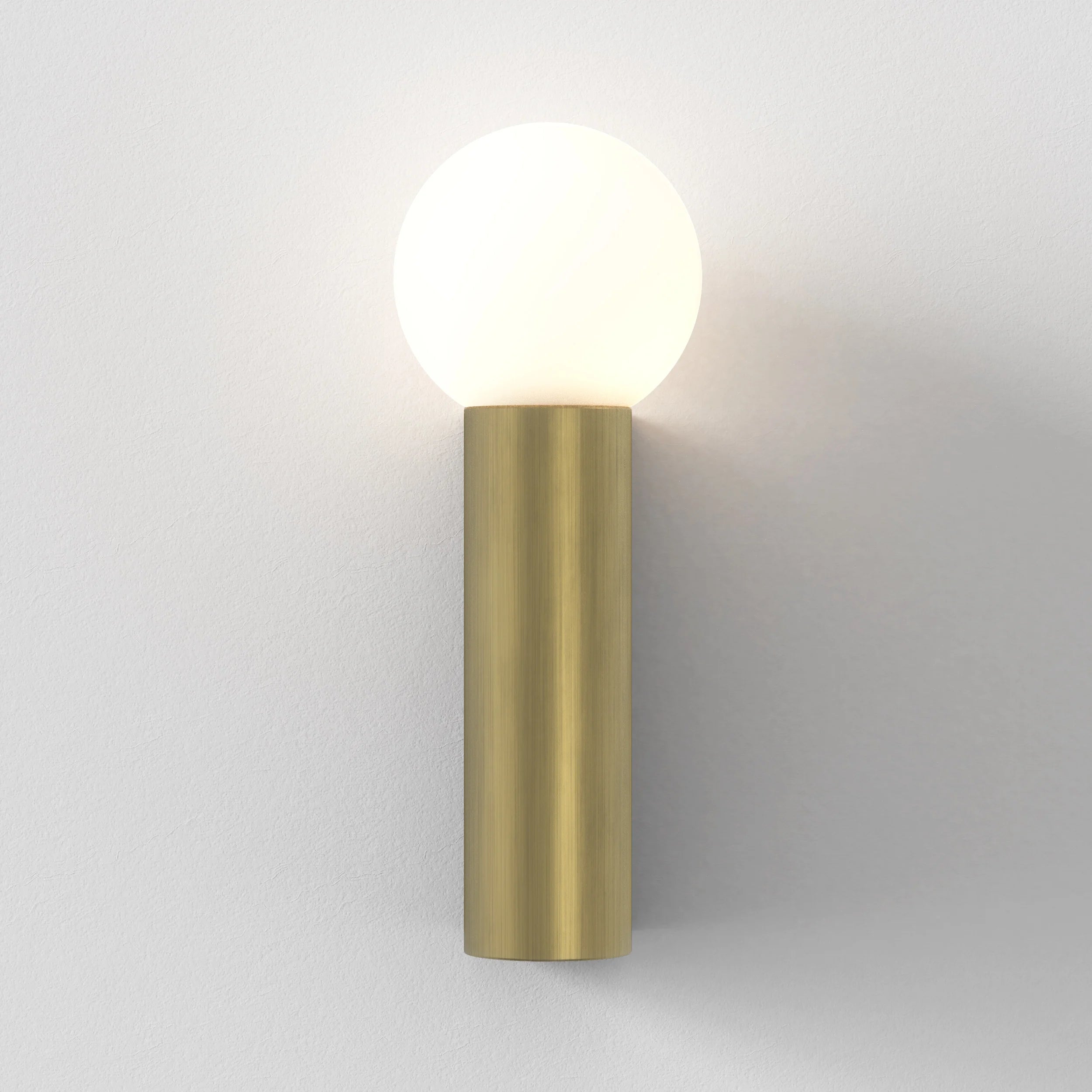 Ortona Single/ Twin Bathroom Wall Light- Matt Brushed Brass Finish