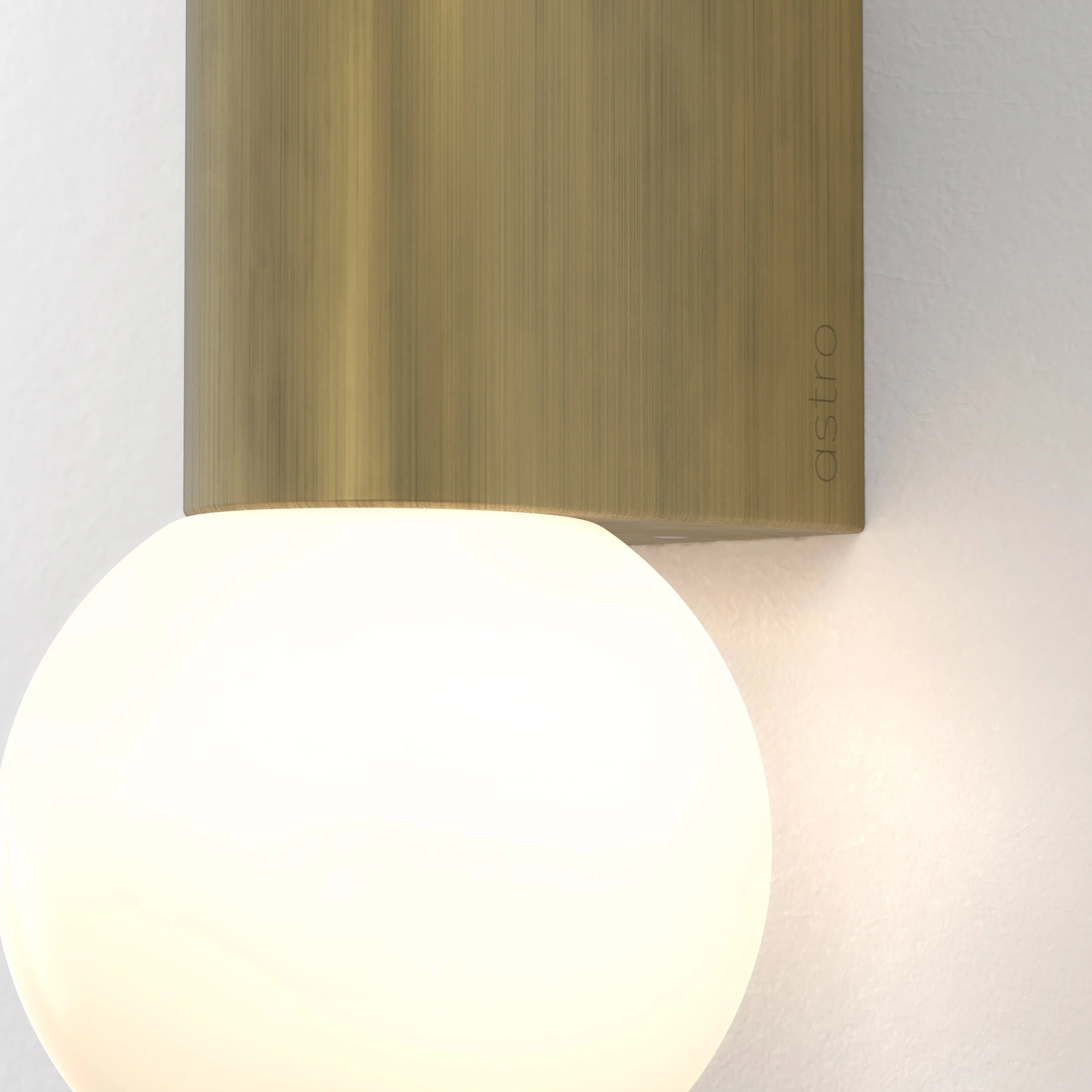 Ortona Single/ Twin Bathroom Wall Light- Matt Brushed Brass Finish