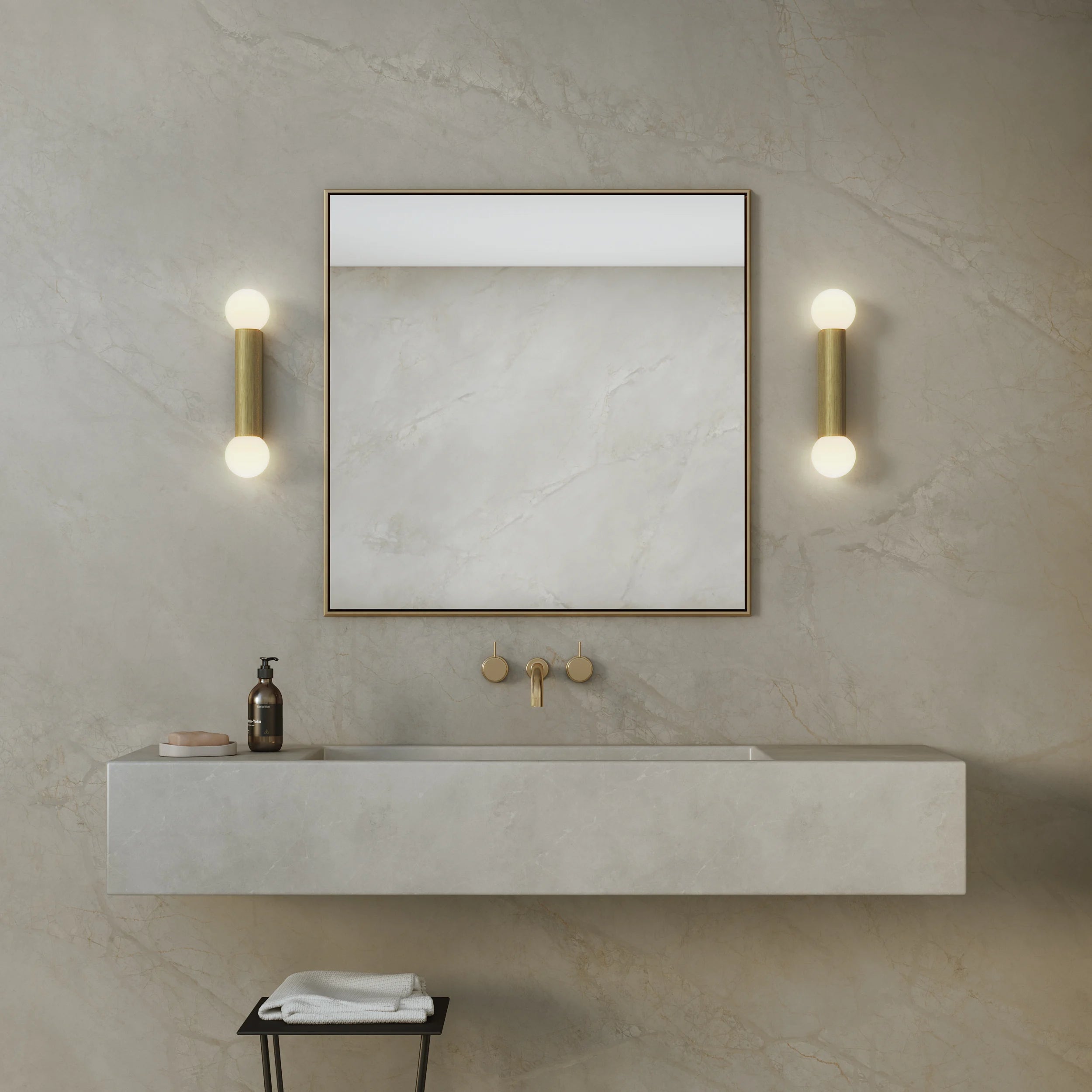 Ortona Bathroom Single/ Twin Wall Light IP44 - Various Finishes