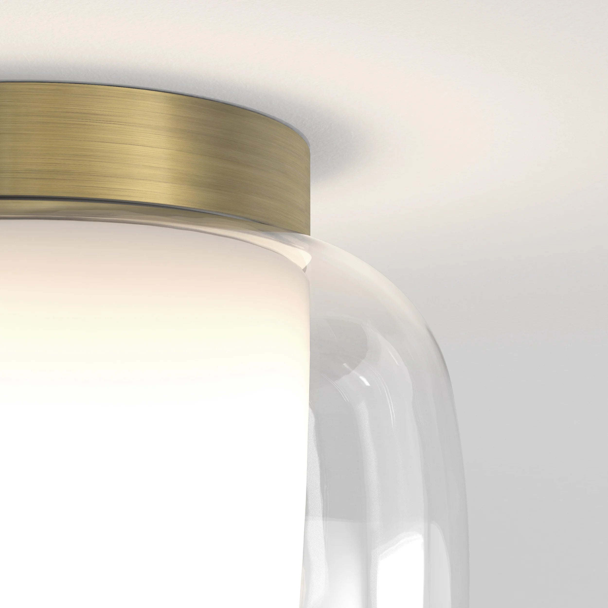 Aquina 240/360 Bathroom Ceiling Light- Matt Brushed Brass