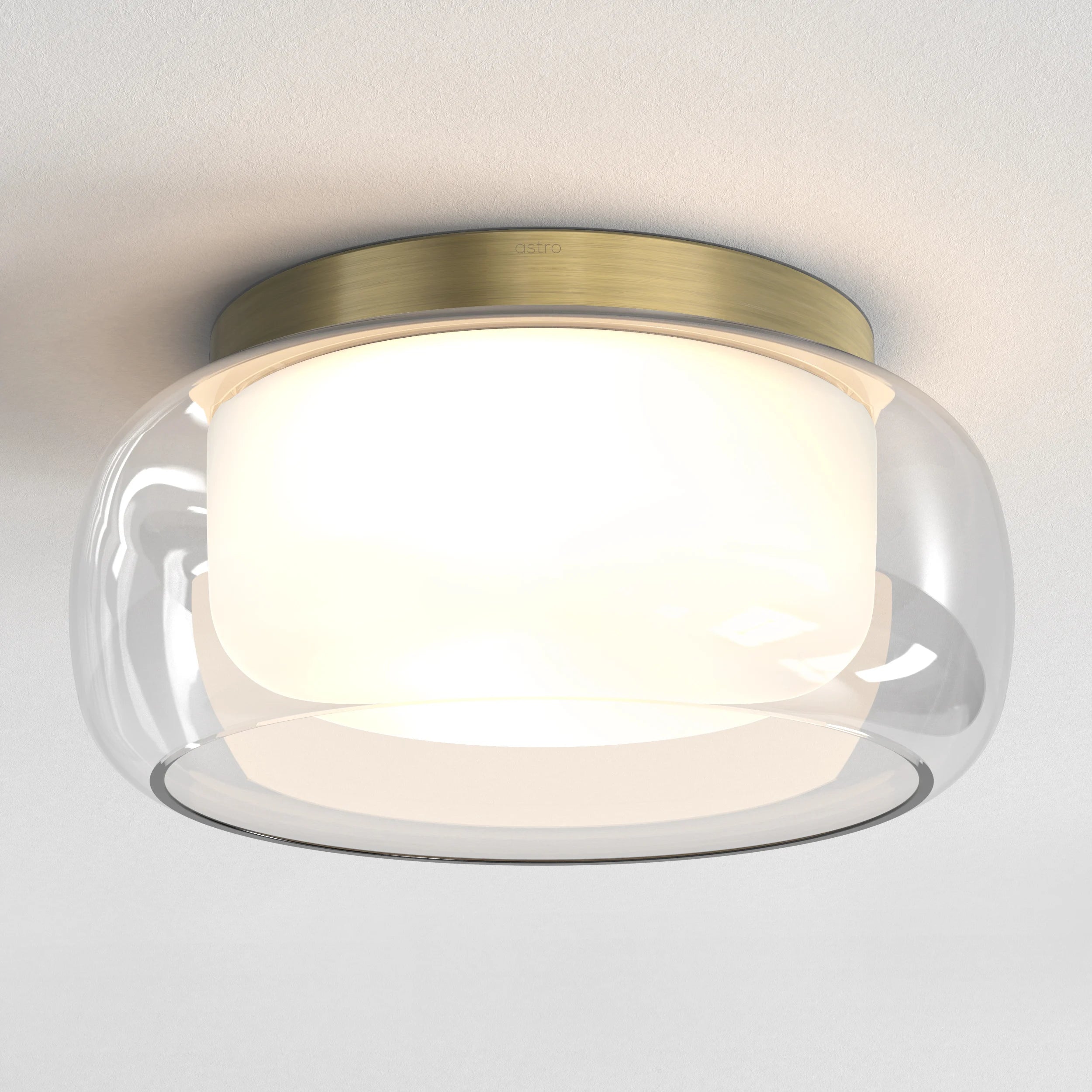 Aquina 240/360 Bathroom Ceiling Light- Matt Brushed Brass