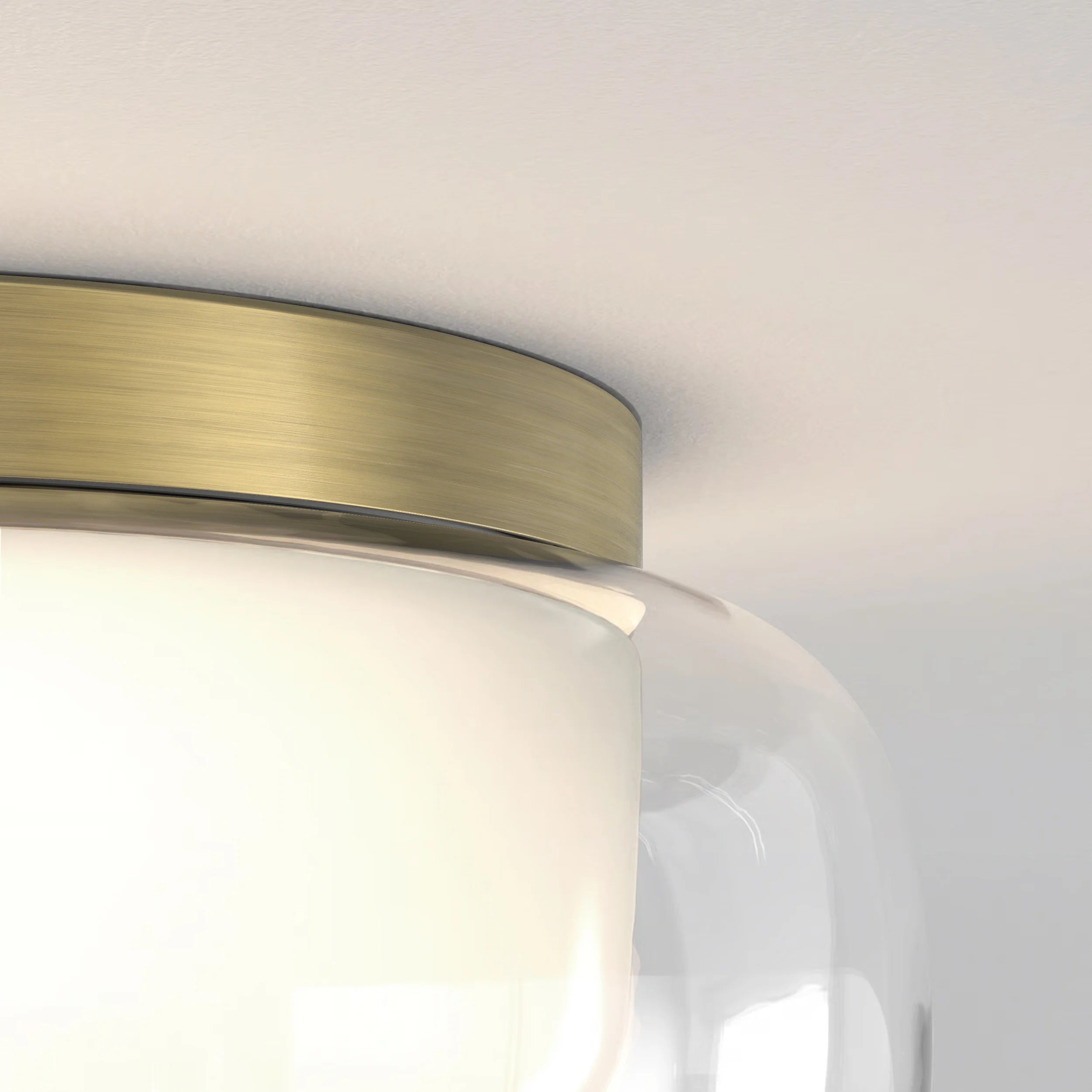 Aquina 240/360 Bathroom Ceiling Light- Matt Brushed Brass