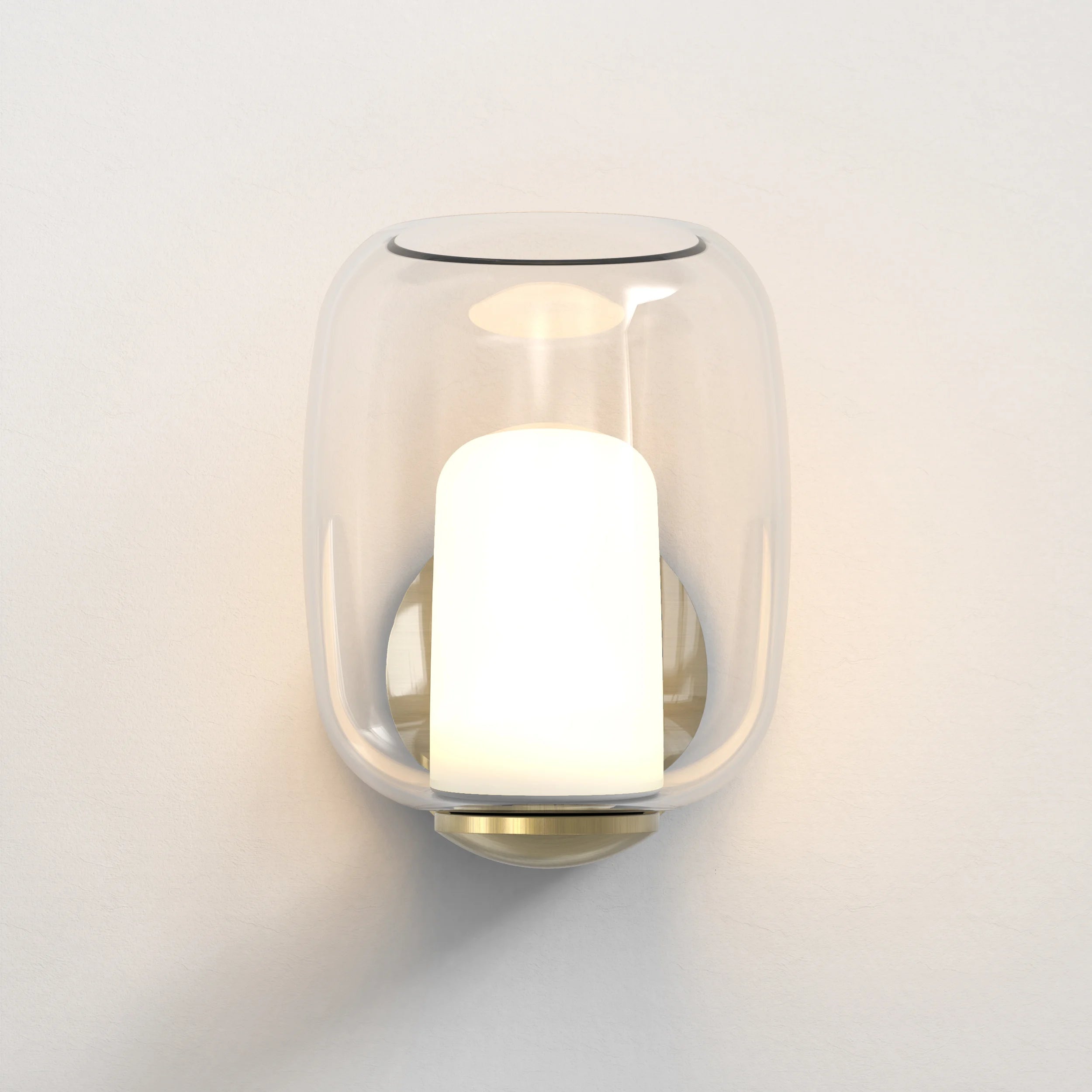 Aquina Bathroom Wall Light IP44- Matt Brushed Brass