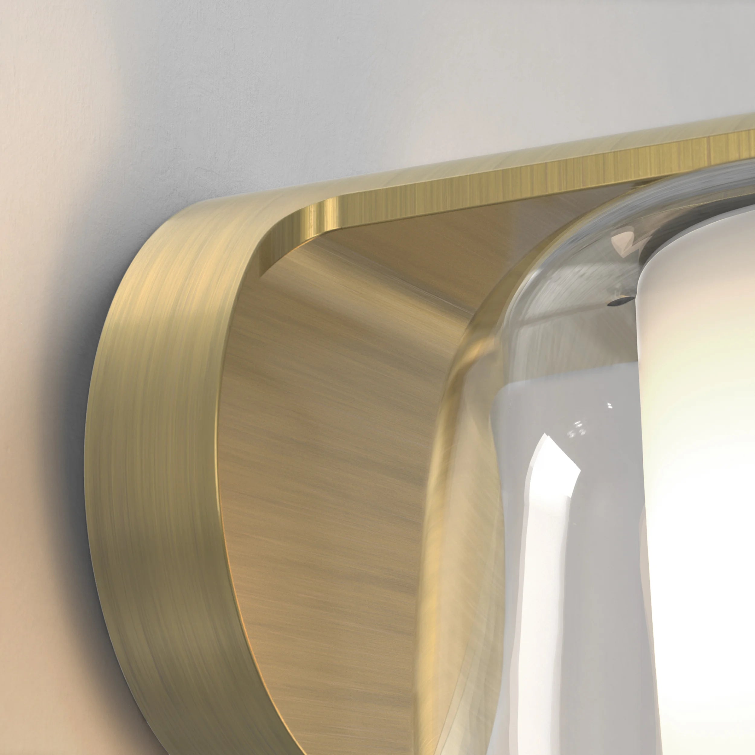 Aquina Bathroom Wall Light IP44- Matt Brushed Brass