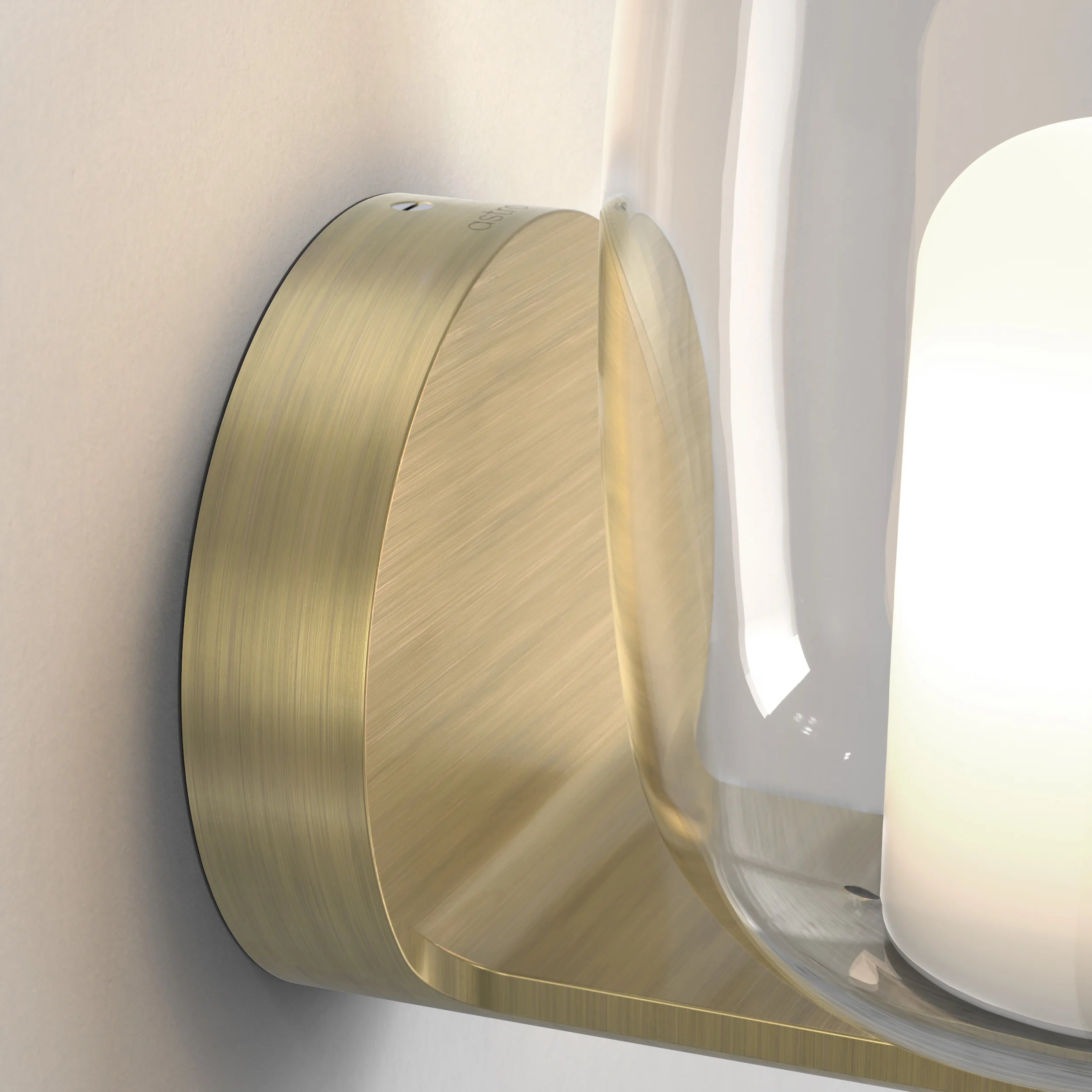 Aquina Bathroom Wall Light IP44- Matt Brushed Brass