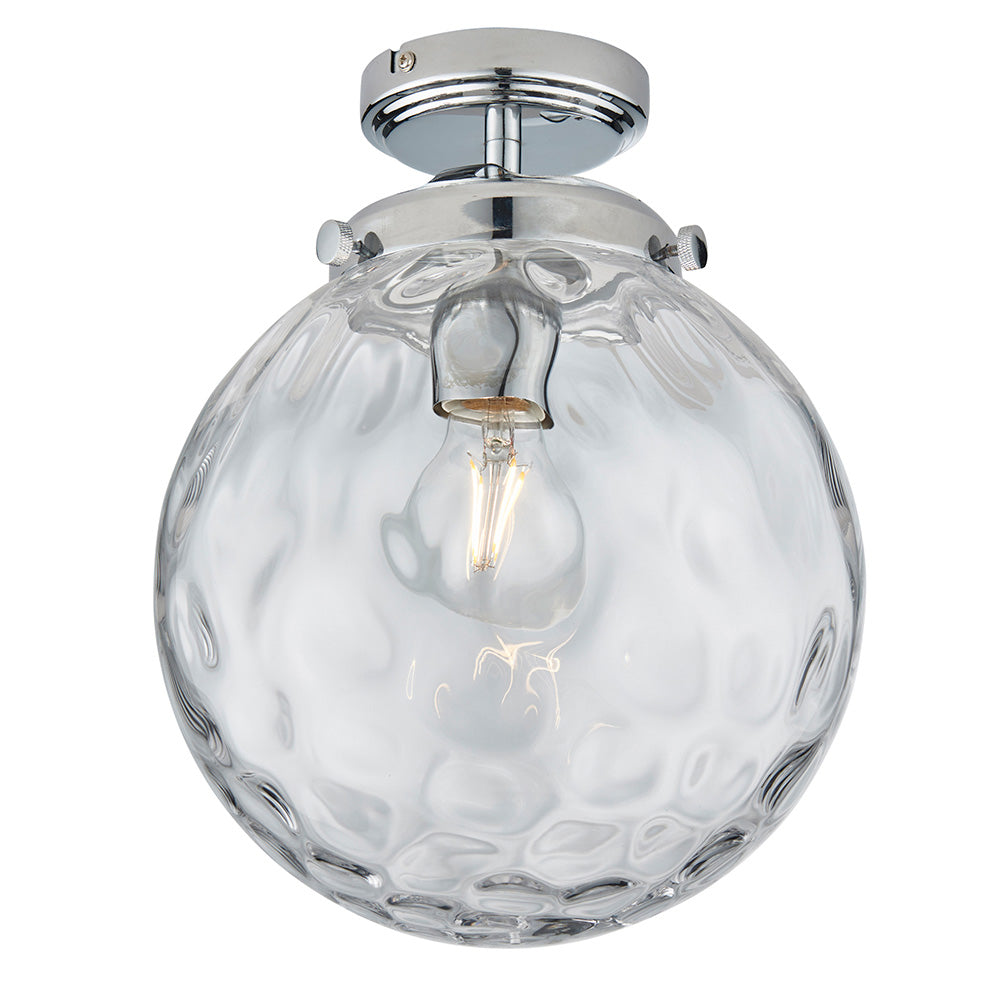 Elton 1Lt Bathroom Centre Ceiling Light IP44