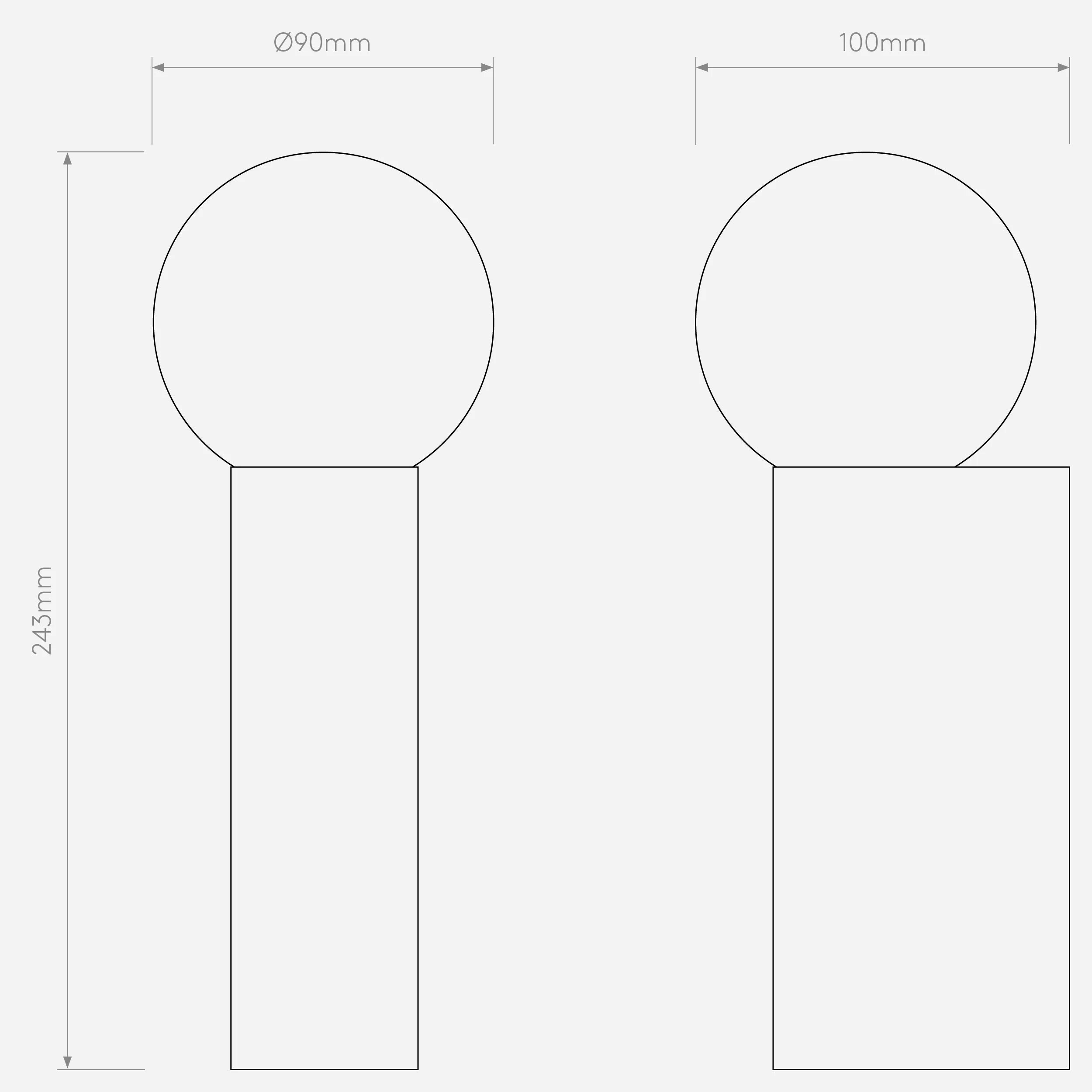 Ortona Single/ Twin Bathroom Wall Light- Matt Brushed Brass Finish