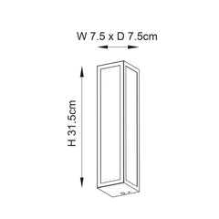 Ithaca Bathroom Wall Light IP44 - Ribbed Promotional Offer