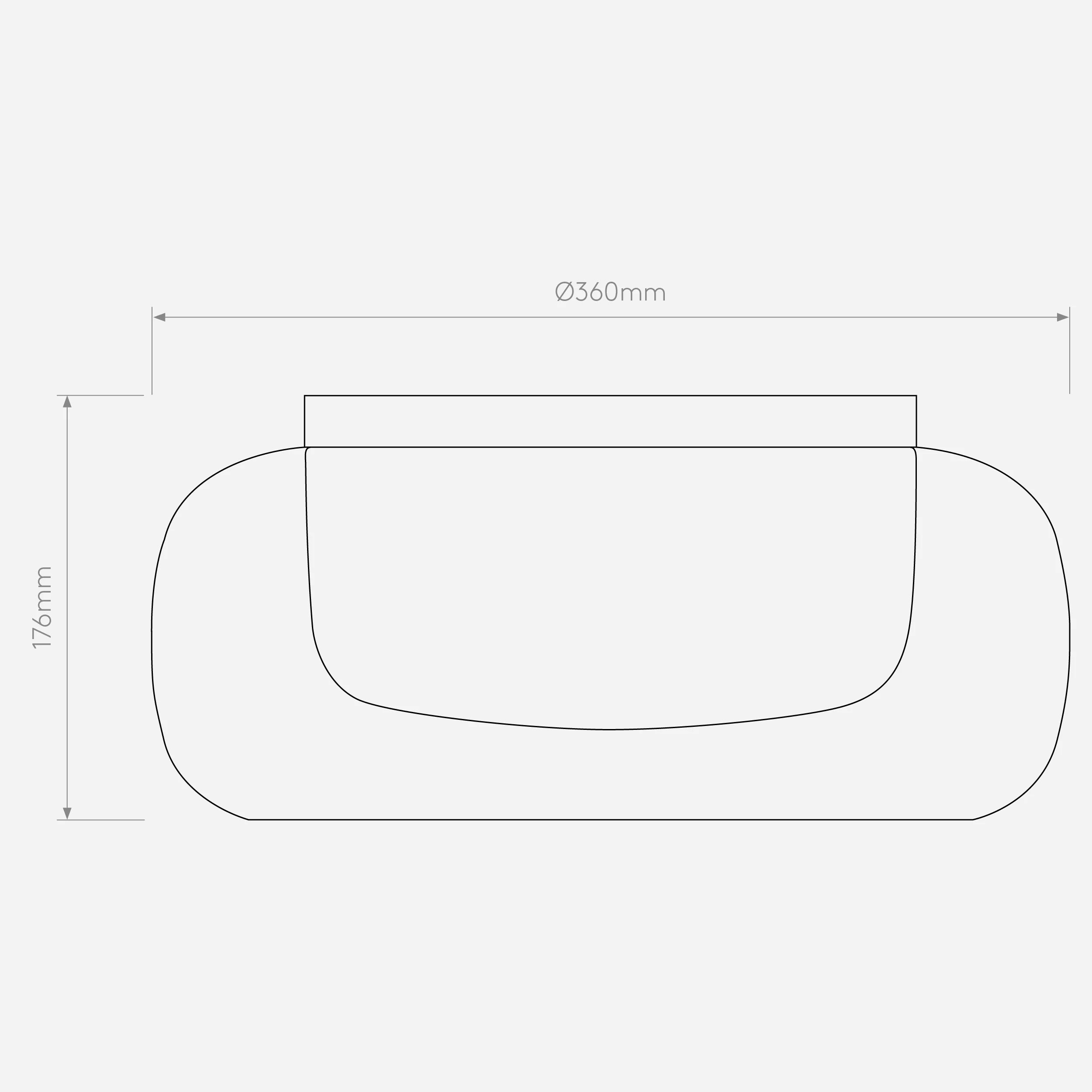 Aquina 240/360 Bathroom Ceiling Light- Matt Brushed Brass