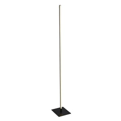 Tribeca Floor Lamp - Matt Black Metal/Satin Silver Metal Integrated LED