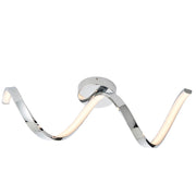 Hydro Semi-Flush LED Bathroom Ceiling Light IP44 - Chrome