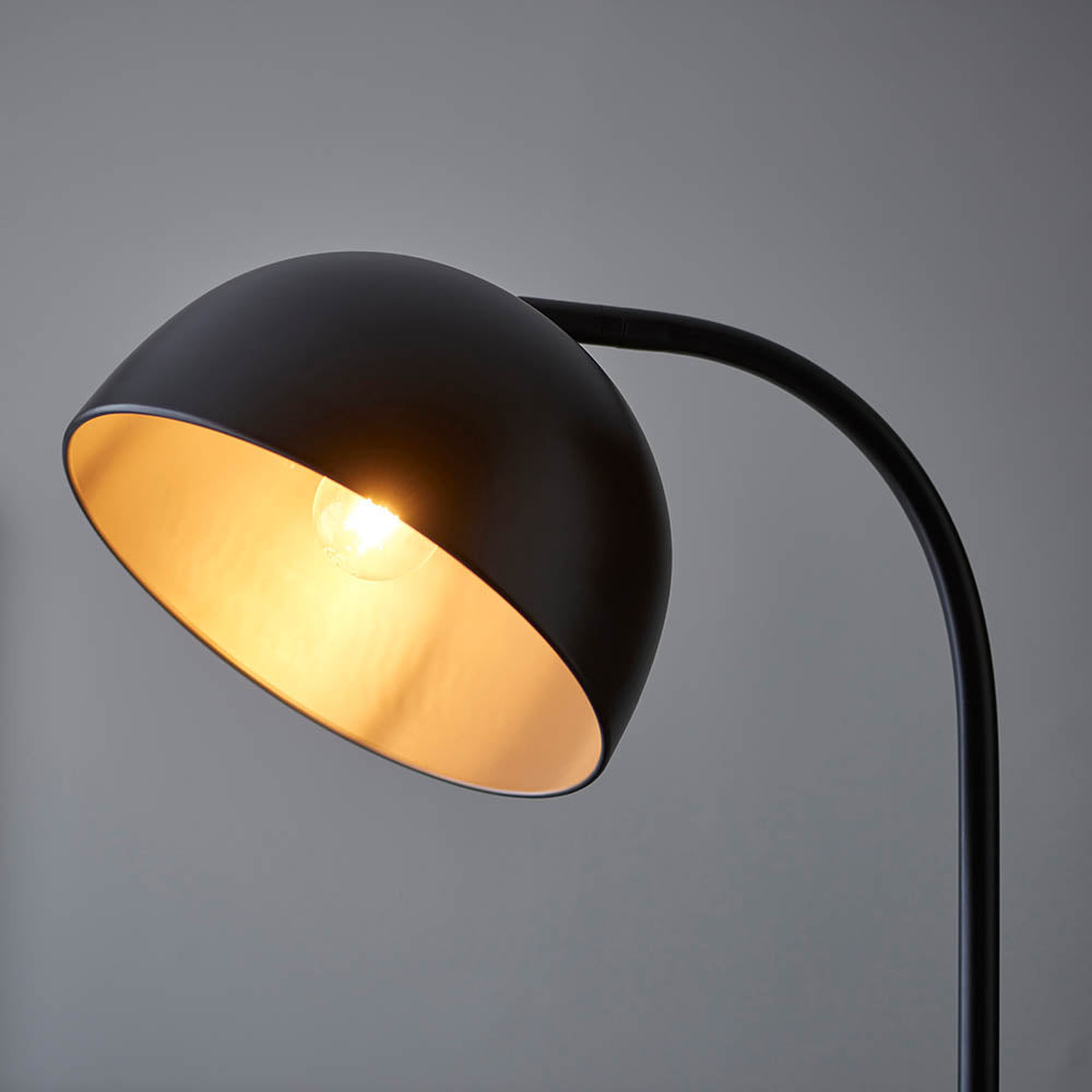 Saoph Floor Lamp - Matt Black Finish E27