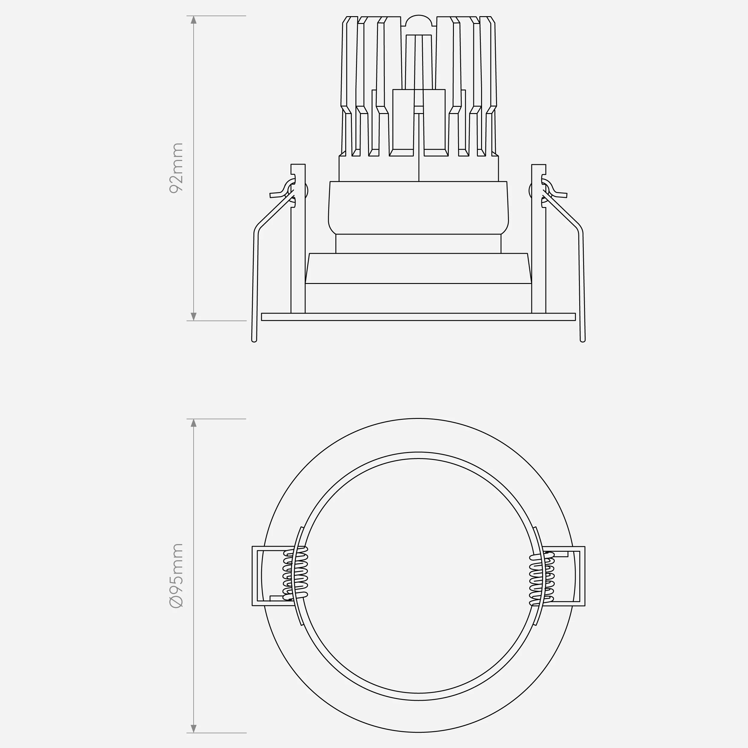 Pinhole PRO Round/Square Adjustable - Fully Customizable