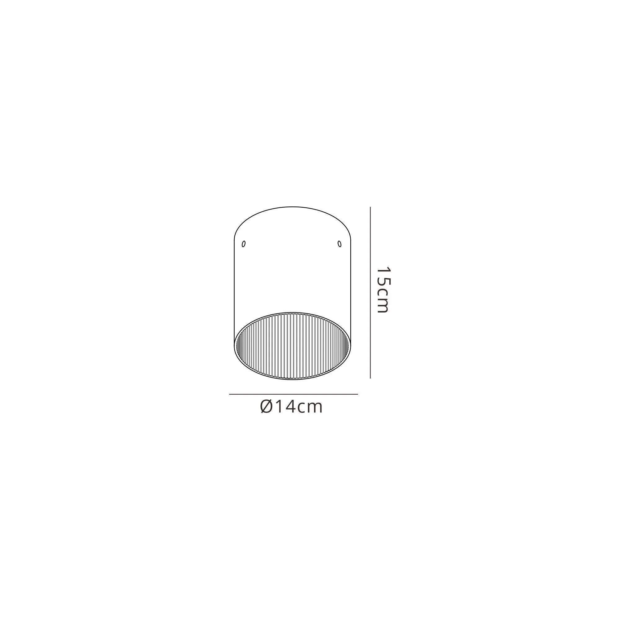 Hailey Ribbed Ceiling Flush, 5 Light Flush Fitting E27, Narrow Line Glass- Various Finishes