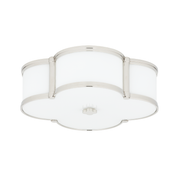 Chandler 3Lt Flush Mount - Polished Nickel