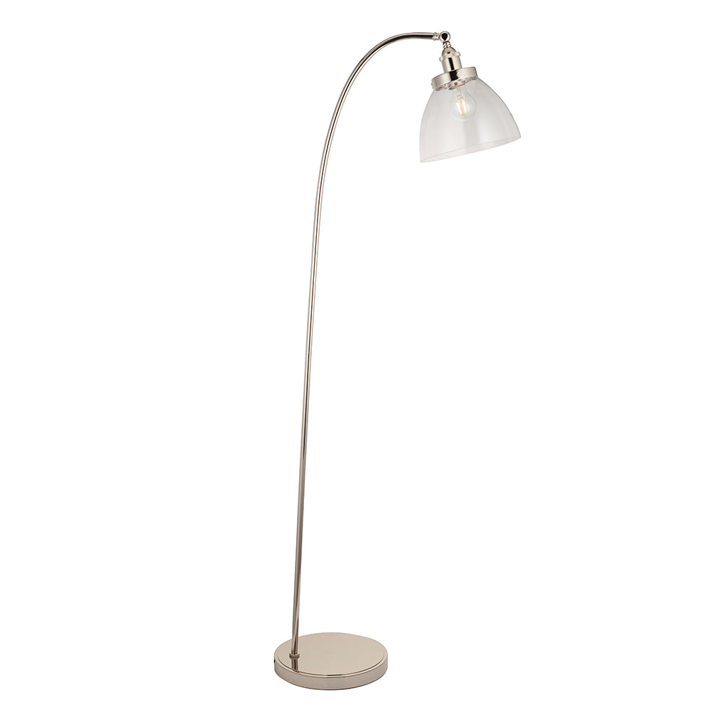 Bartley Task Floor Lamp - Various Finishes E27