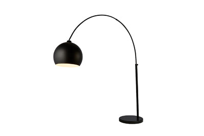 Giant Arc Floor Lamp - Matt Black Metal