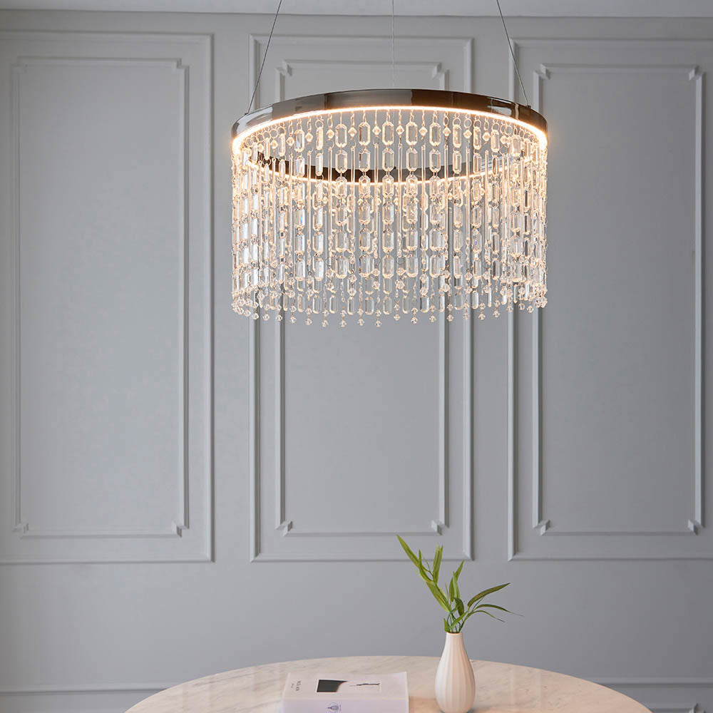Boleyn LED Crystal Pendant