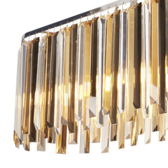 Clarissa 8Lt Kitchen Light - Chrome Metal & Mixed Glass