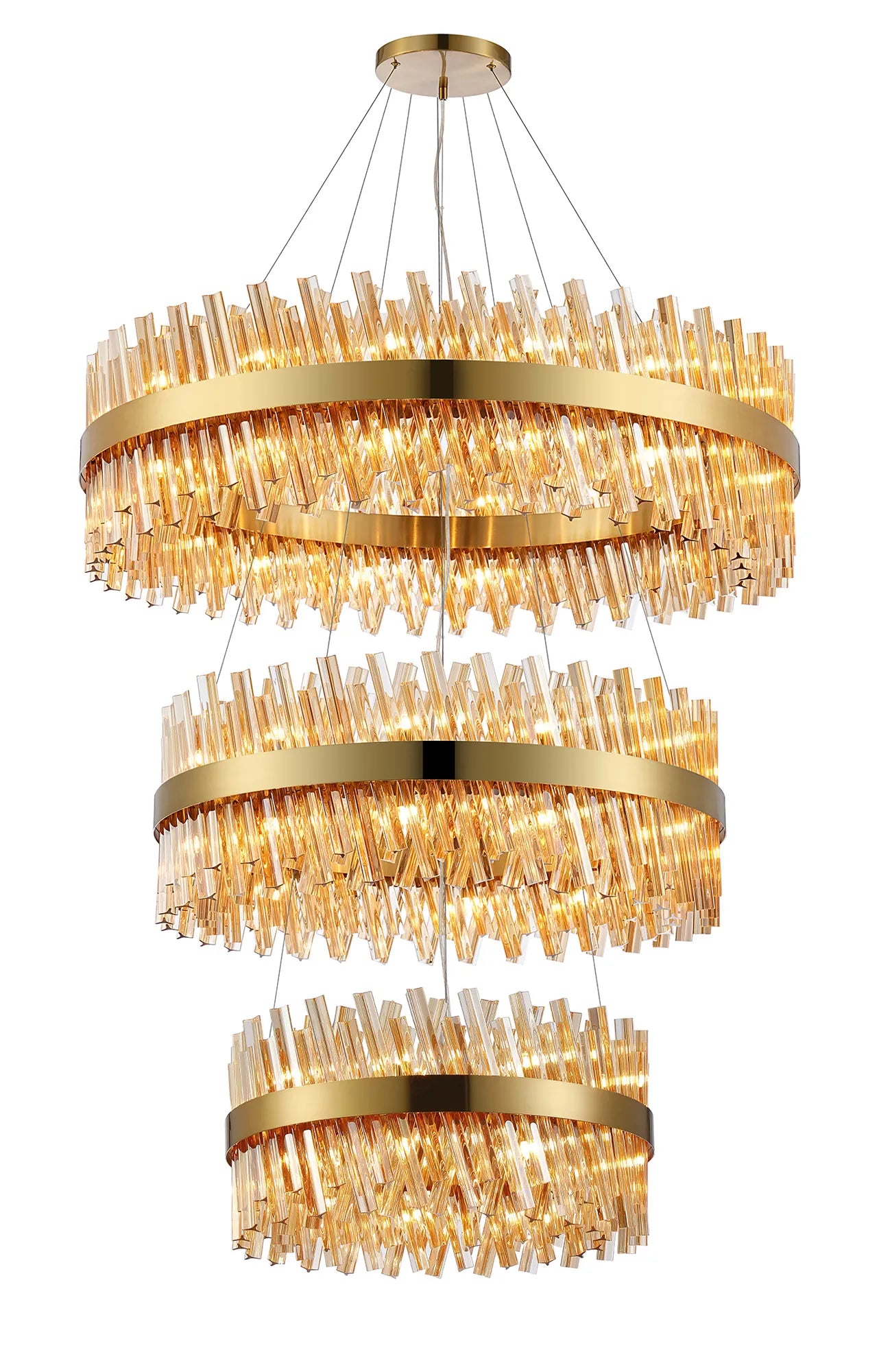 Bellina 2/3/4 Tier Chandelier - Various Sizes & Finishes