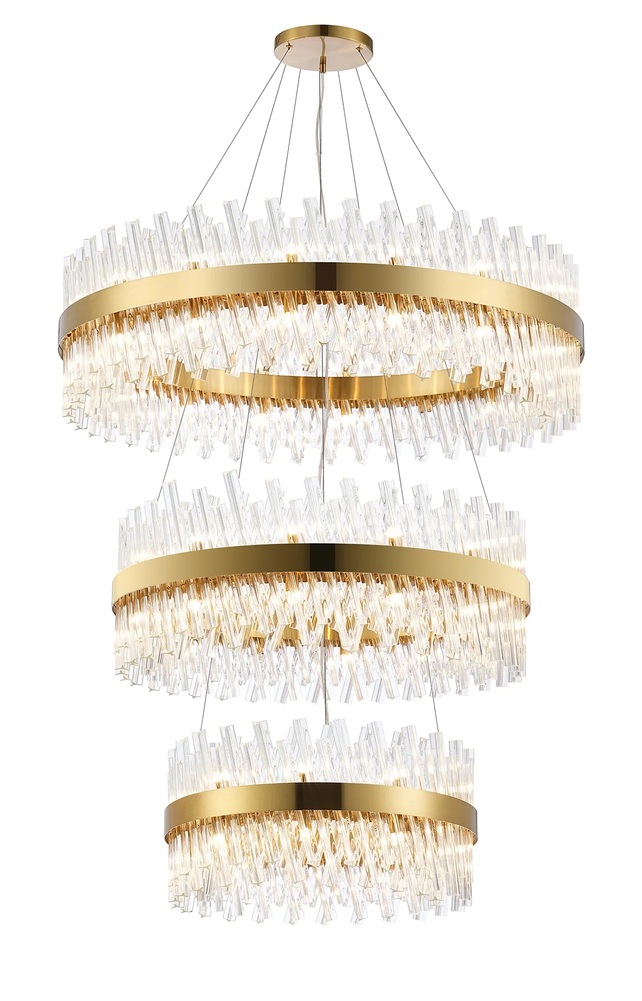Bellina 2/3/4 Tier Chandelier - Various Sizes & Finishes