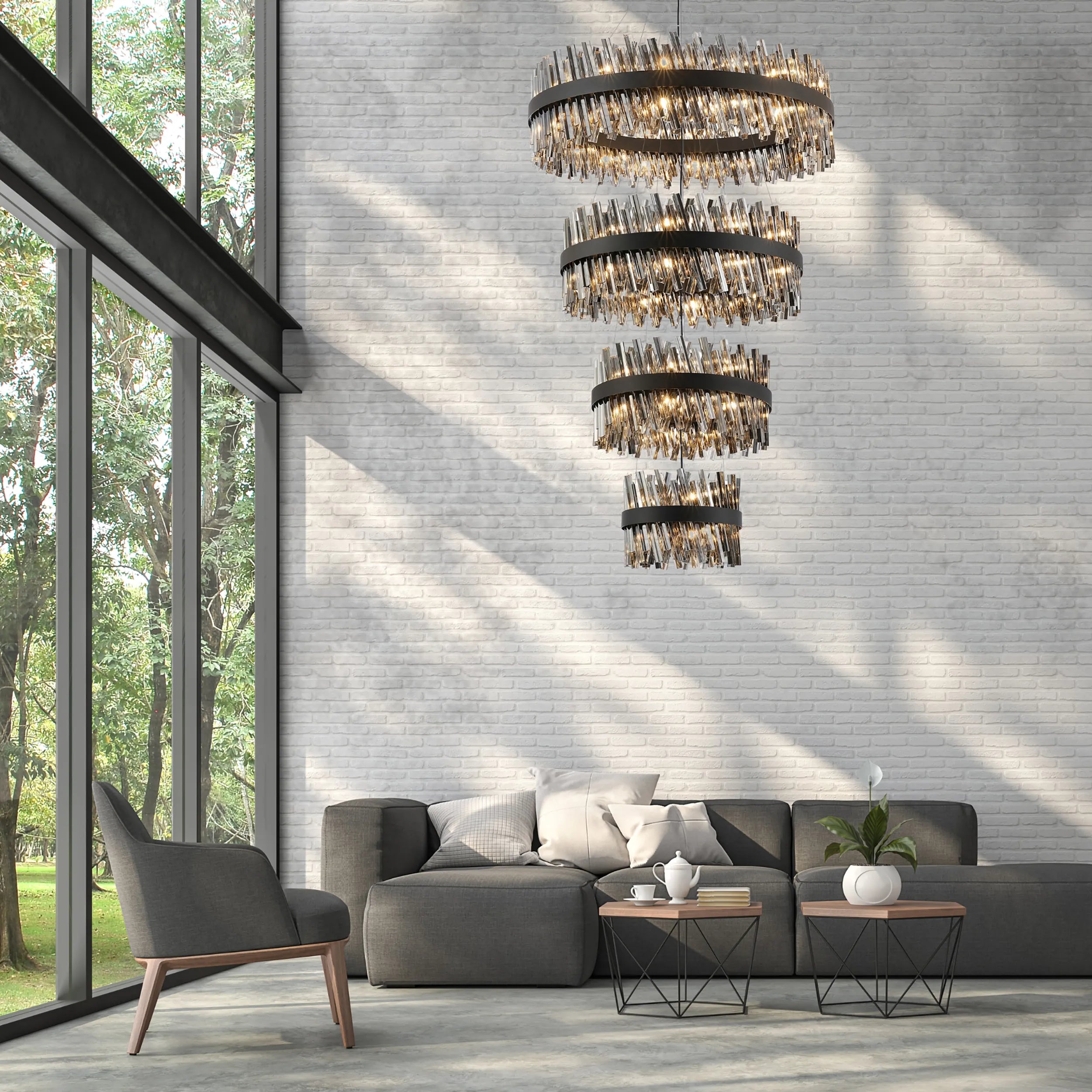 Bellina 2/3/4 Tier Chandelier - Various Sizes & Finishes
