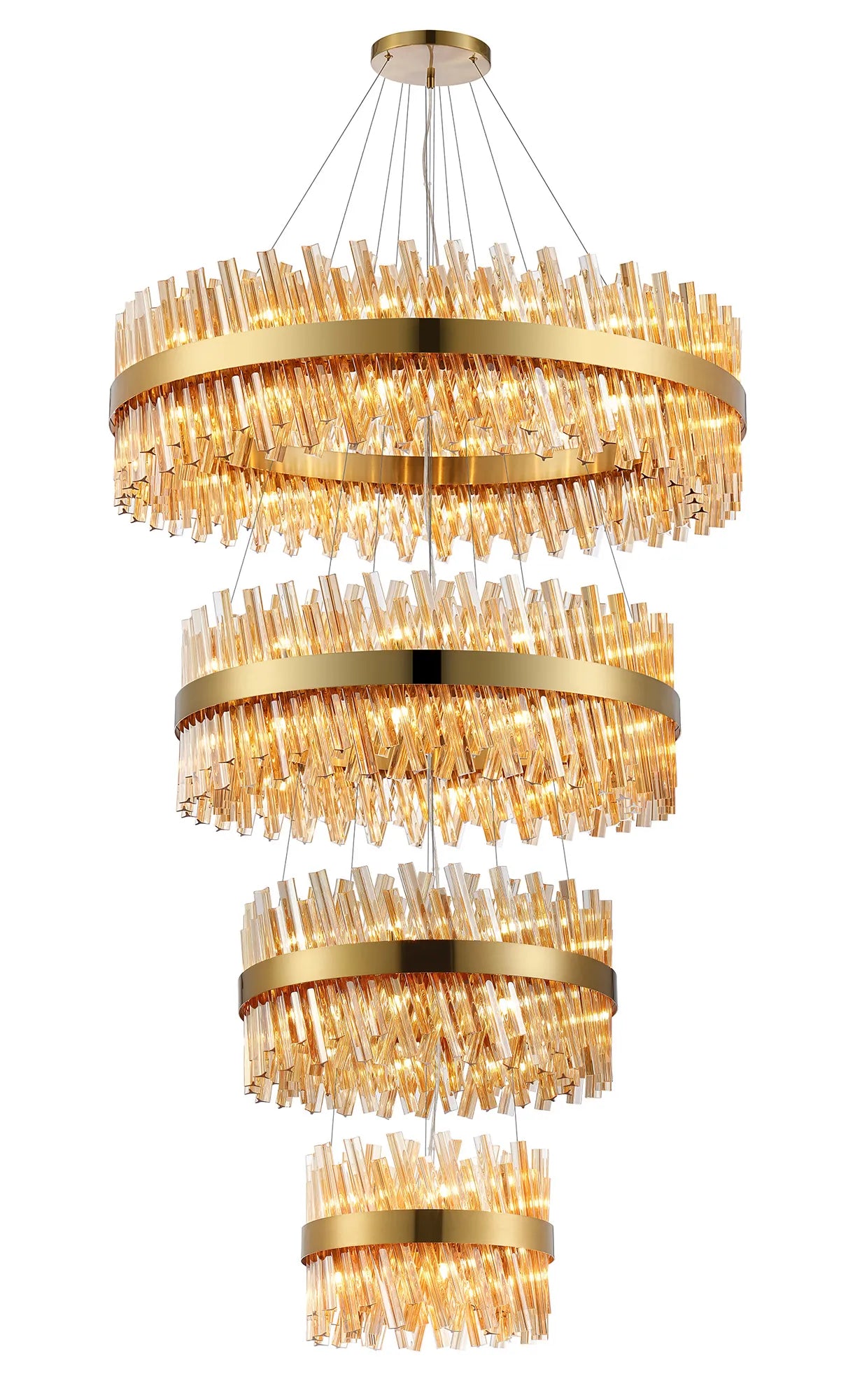 Bellina 2/3/4 Tier Chandelier - Various Sizes & Finishes