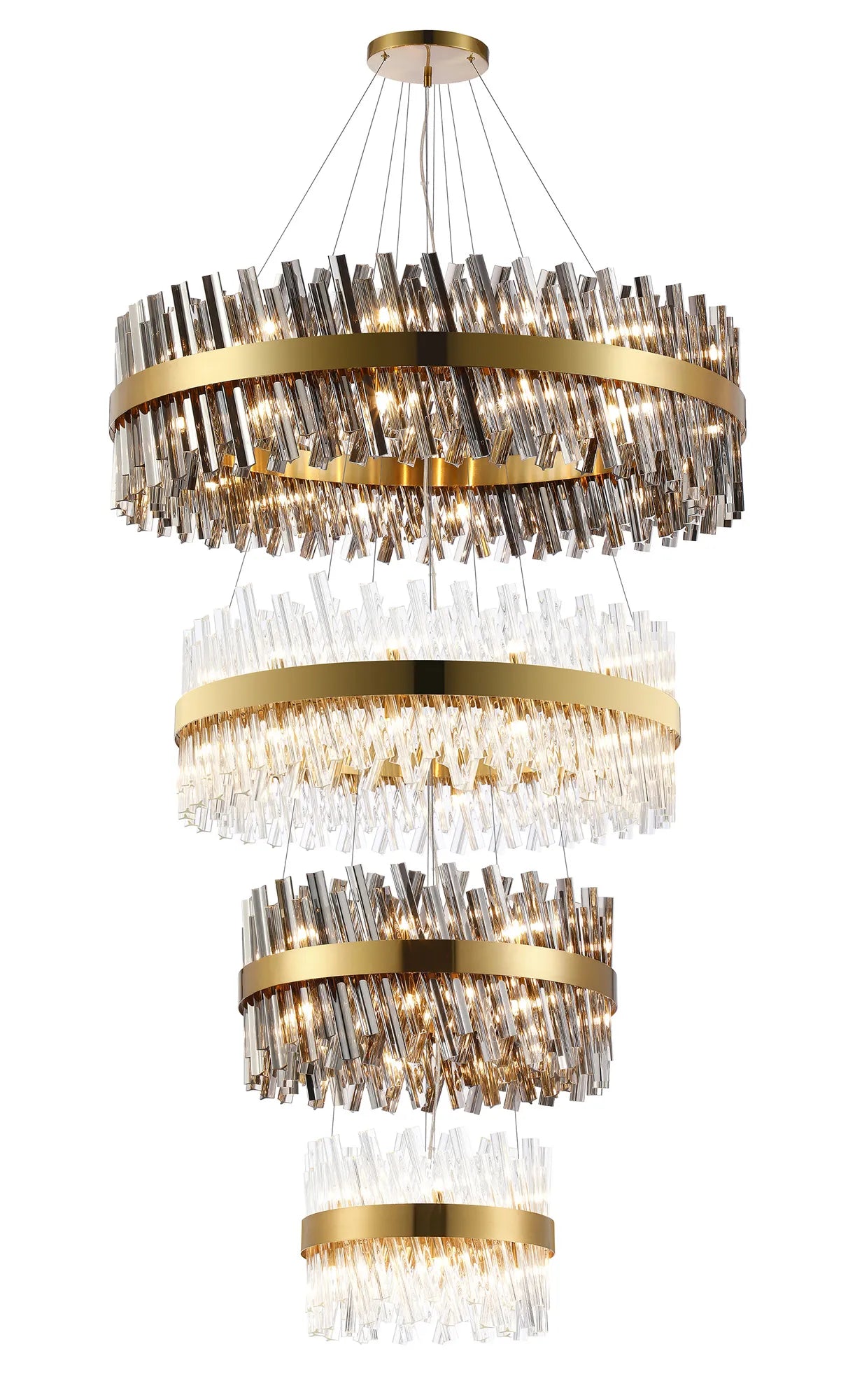 Bellina 2/3/4 Tier Chandelier - Various Sizes & Finishes