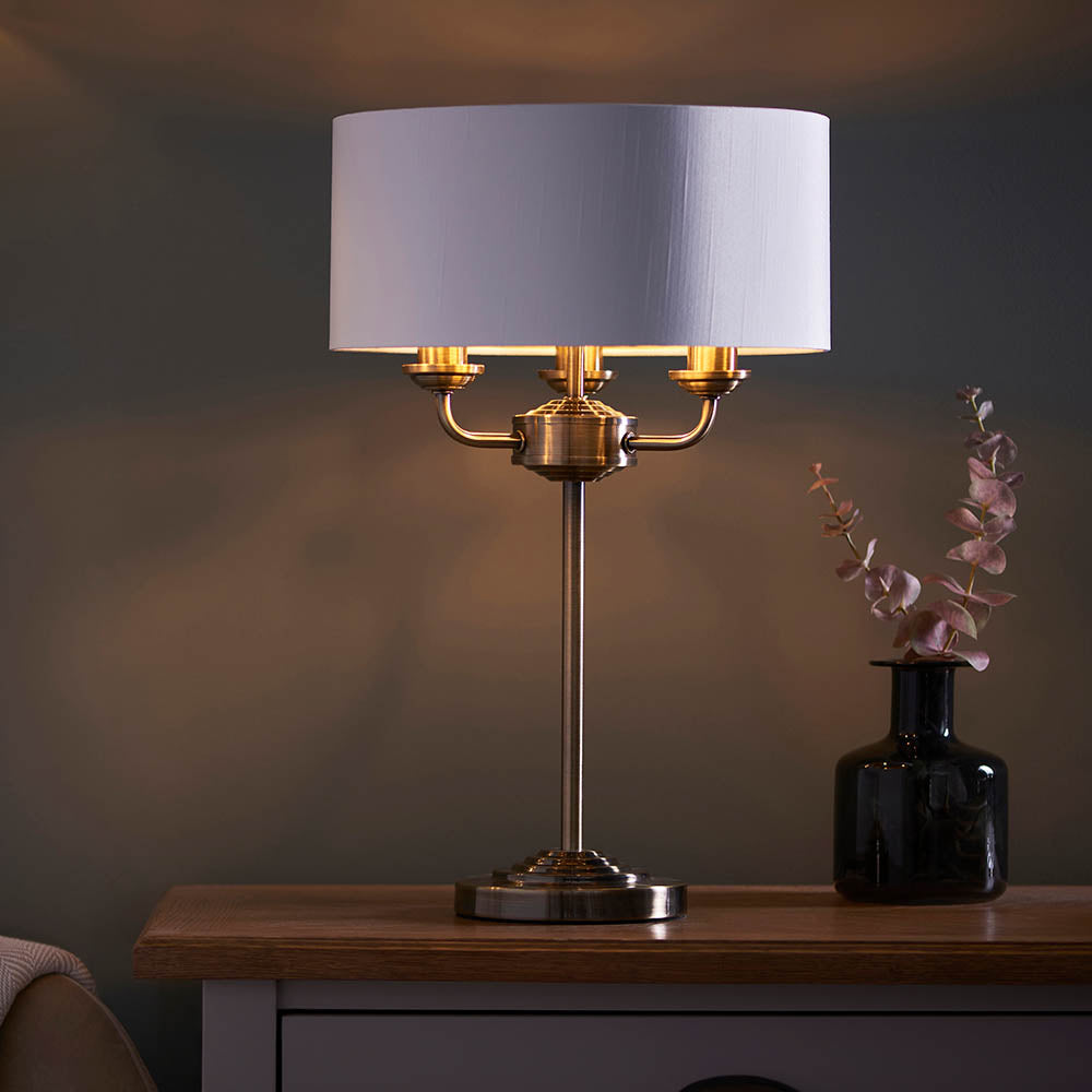 Westbury 1/3Lt Table Lamp In Various Finishes E14