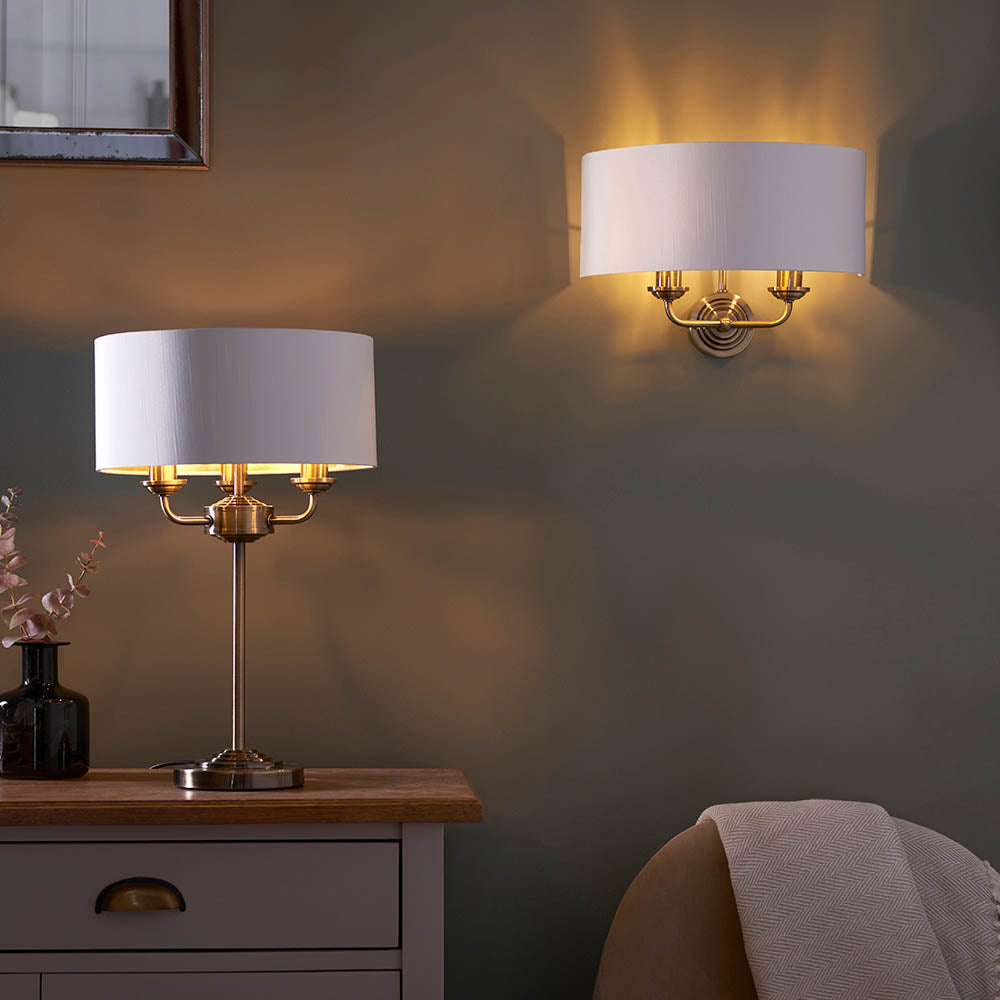 Westbury 1/3Lt Table Lamp In Various Finishes E14