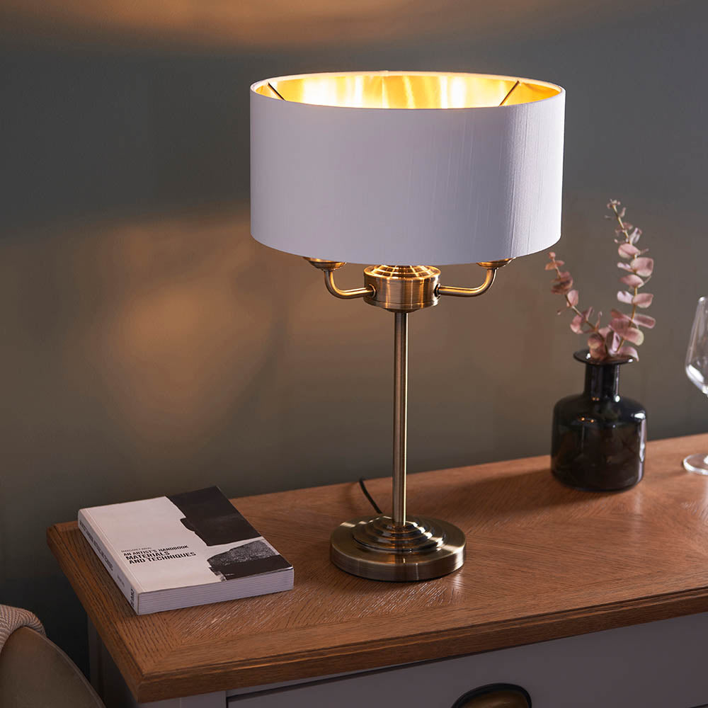 Westbury 1/3Lt Table Lamp In Various Finishes E14