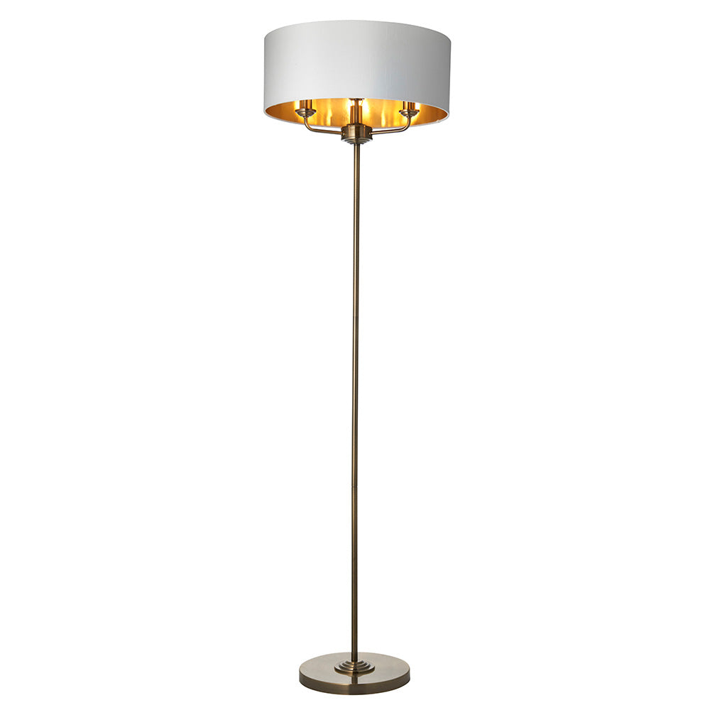 Westbury 1/3Lt Floor Lamp In Various Finishes E14