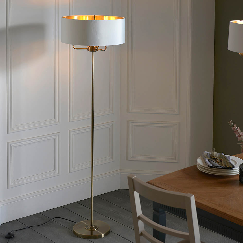 Westbury 1/3Lt Floor Lamp In Various Finishes E14