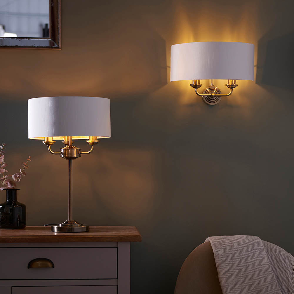 Westbury 2Lt Wall Light In Various Finishes E14