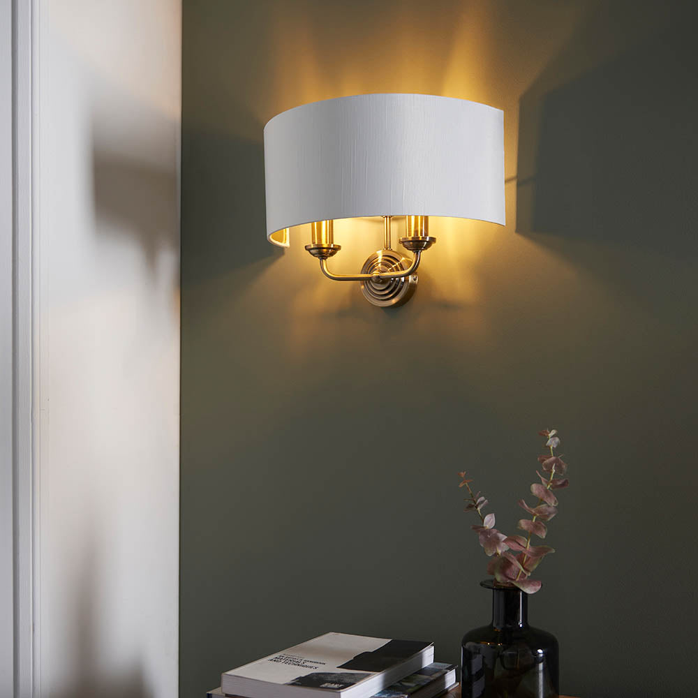 Westbury 2Lt Wall Light In Various Finishes E14