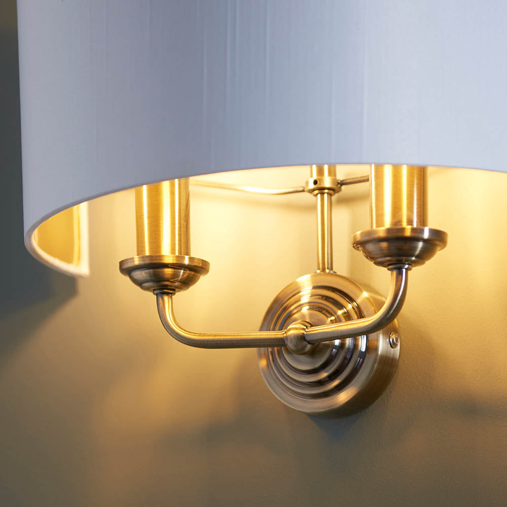 Westbury 2Lt Wall Light In Various Finishes E14