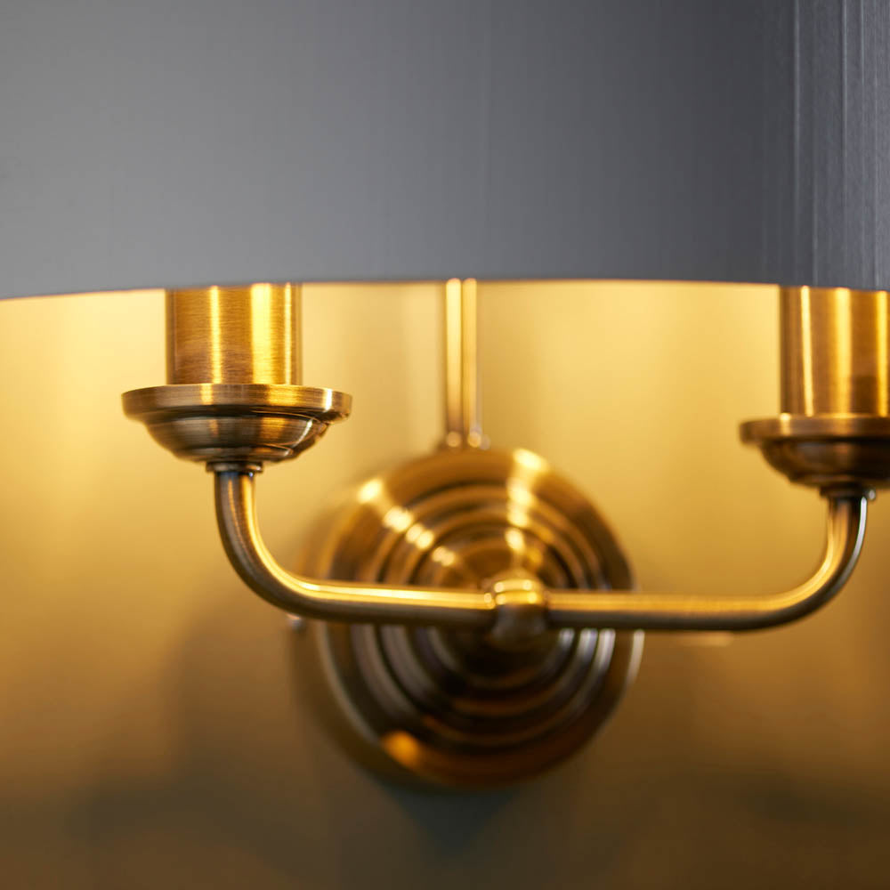 Westbury 2Lt Wall Light In Various Finishes E14