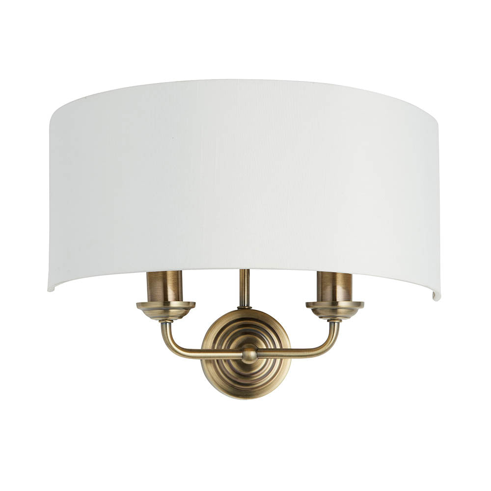 Westbury 2Lt Wall Light In Various Finishes E14