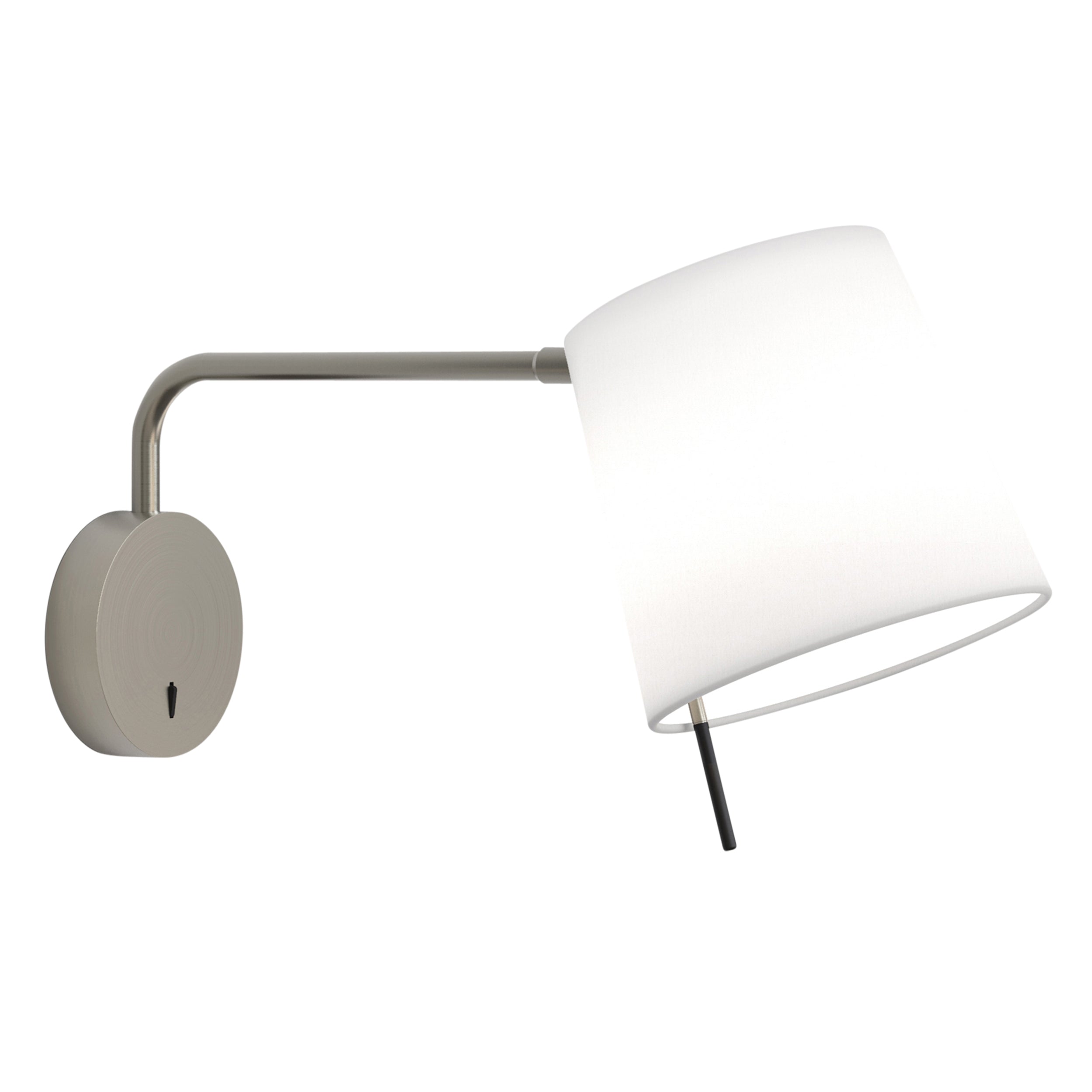 Mitsu Swing Arm Wall Light- Matt Nickel/Bronze