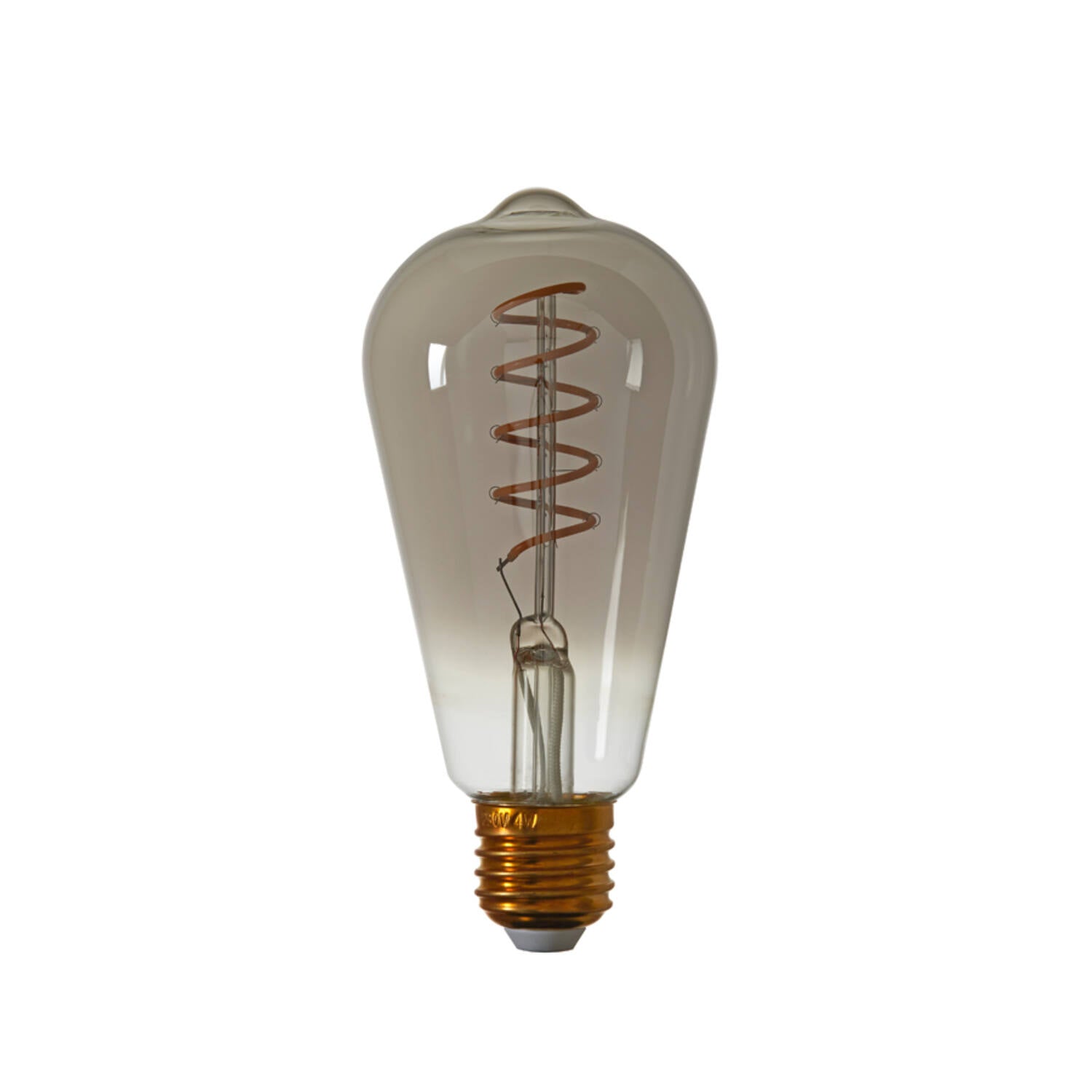Deco LED angular Smoked Bulb E27- Dimmable