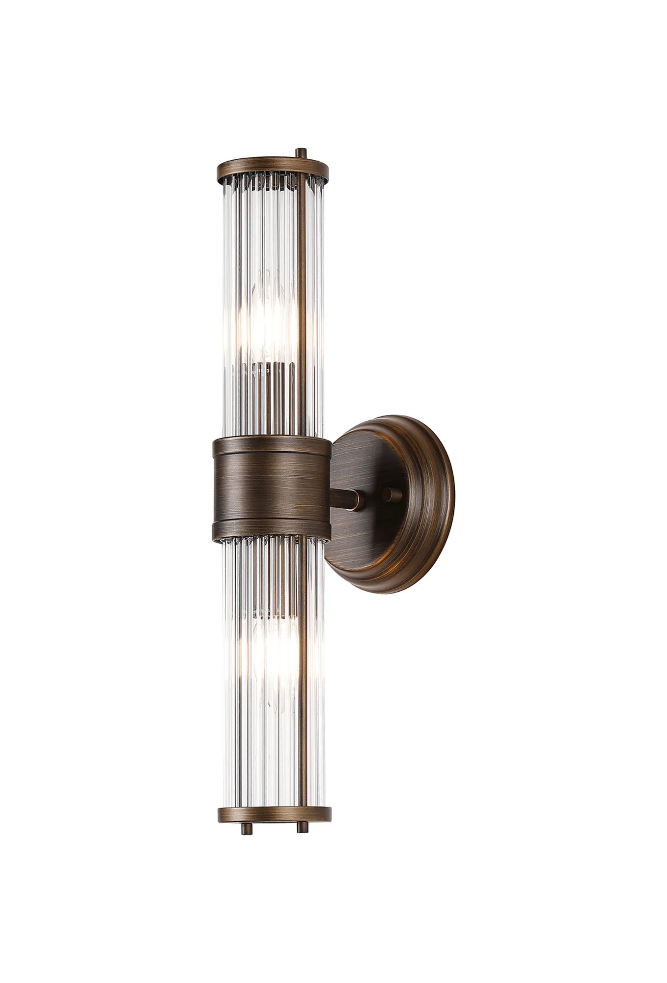 Gwen 2Lt Bathroom Wall Up/Down Light IP44 - Various Colours